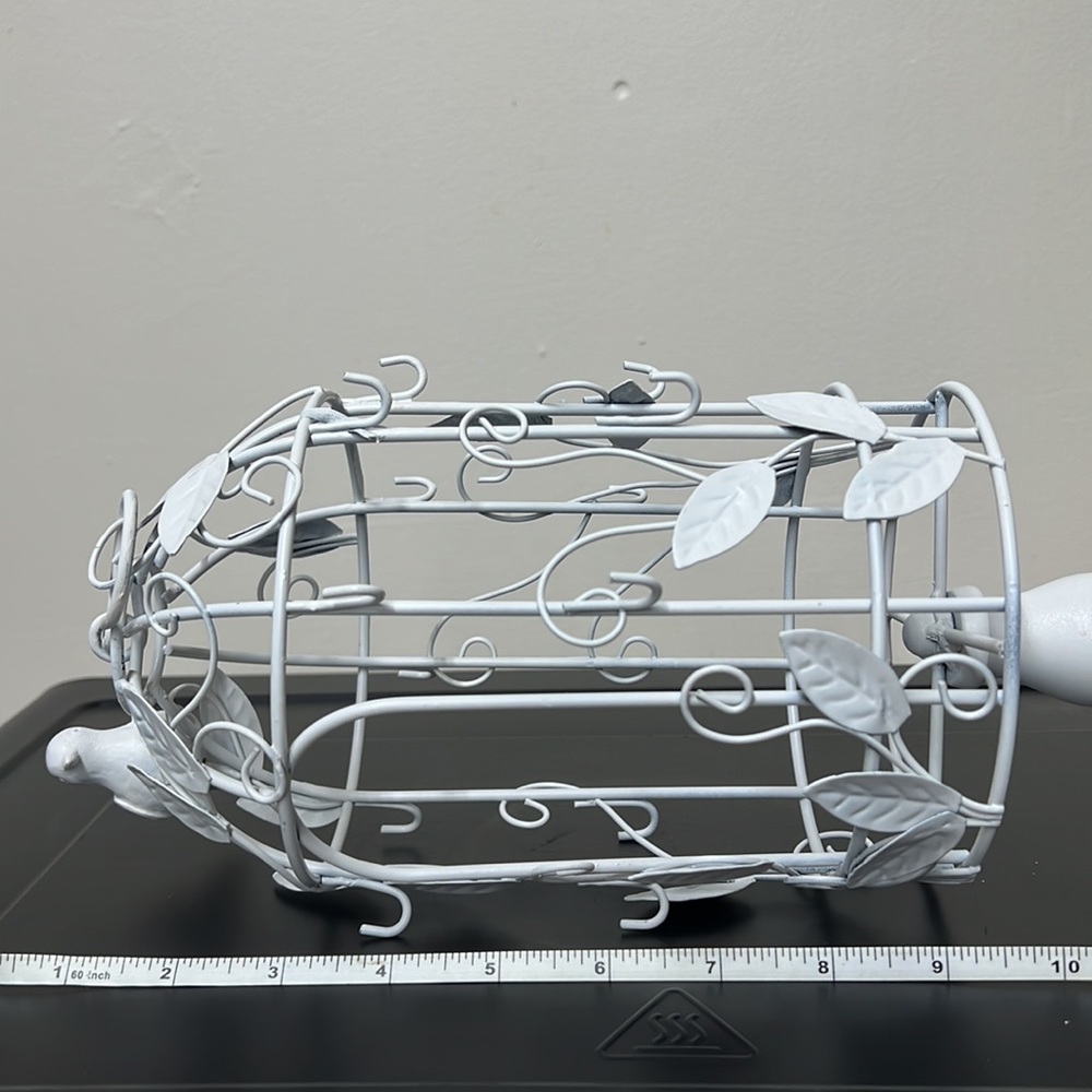 White Bird cage jewelry Organizer - Picture 8 of 14